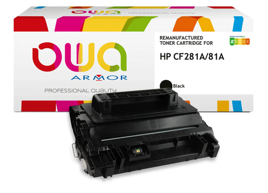 HP CF281A - toner remanufacturé OWA pour HP - Noir - Cartouchify