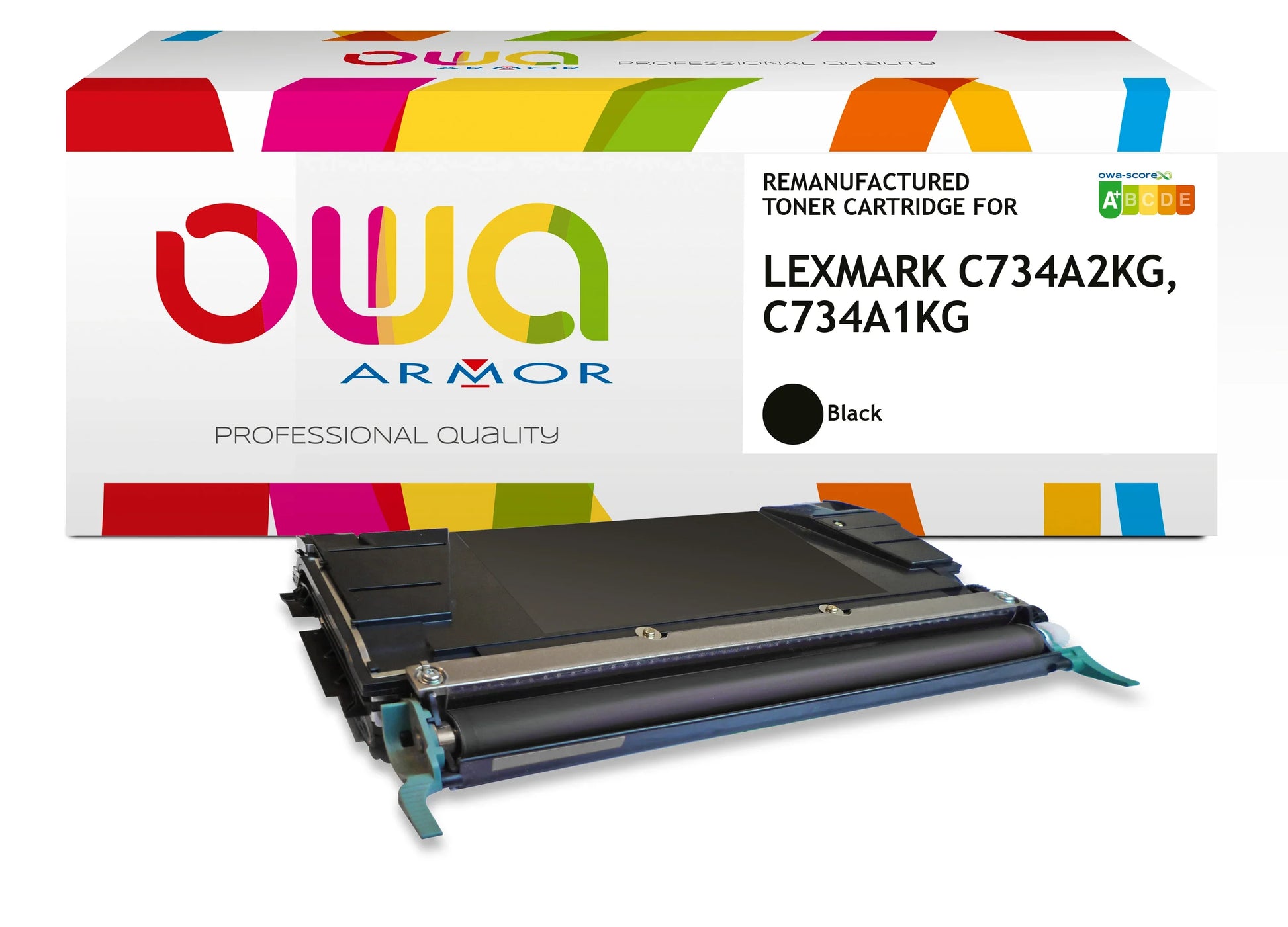 LEXMARK C734A1KG, LEXMARK C734A2KG - Cartouche laser compatible - Noir - Cartouchify