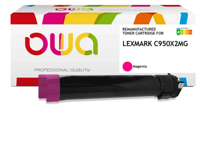 LEXMARK C950X2MG - Cartouche laser compatible - Magenta - Cartouchify