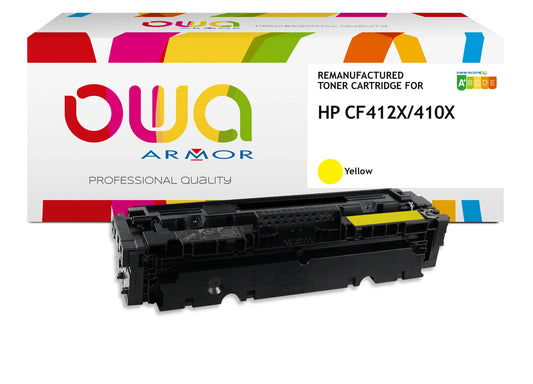 HP CF412X - Cartouche laser compatible - haute capacité - Jaune - Cartouchify