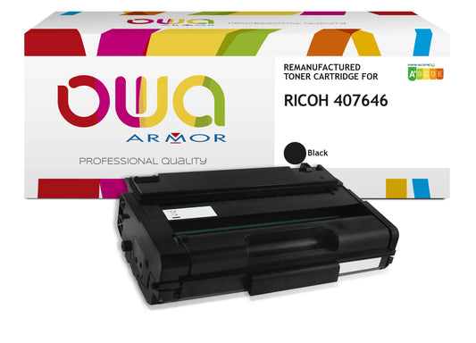 RICOH SP3500 - toner remanufacturé OWA pour RICOH - Noir - Cartouchify
