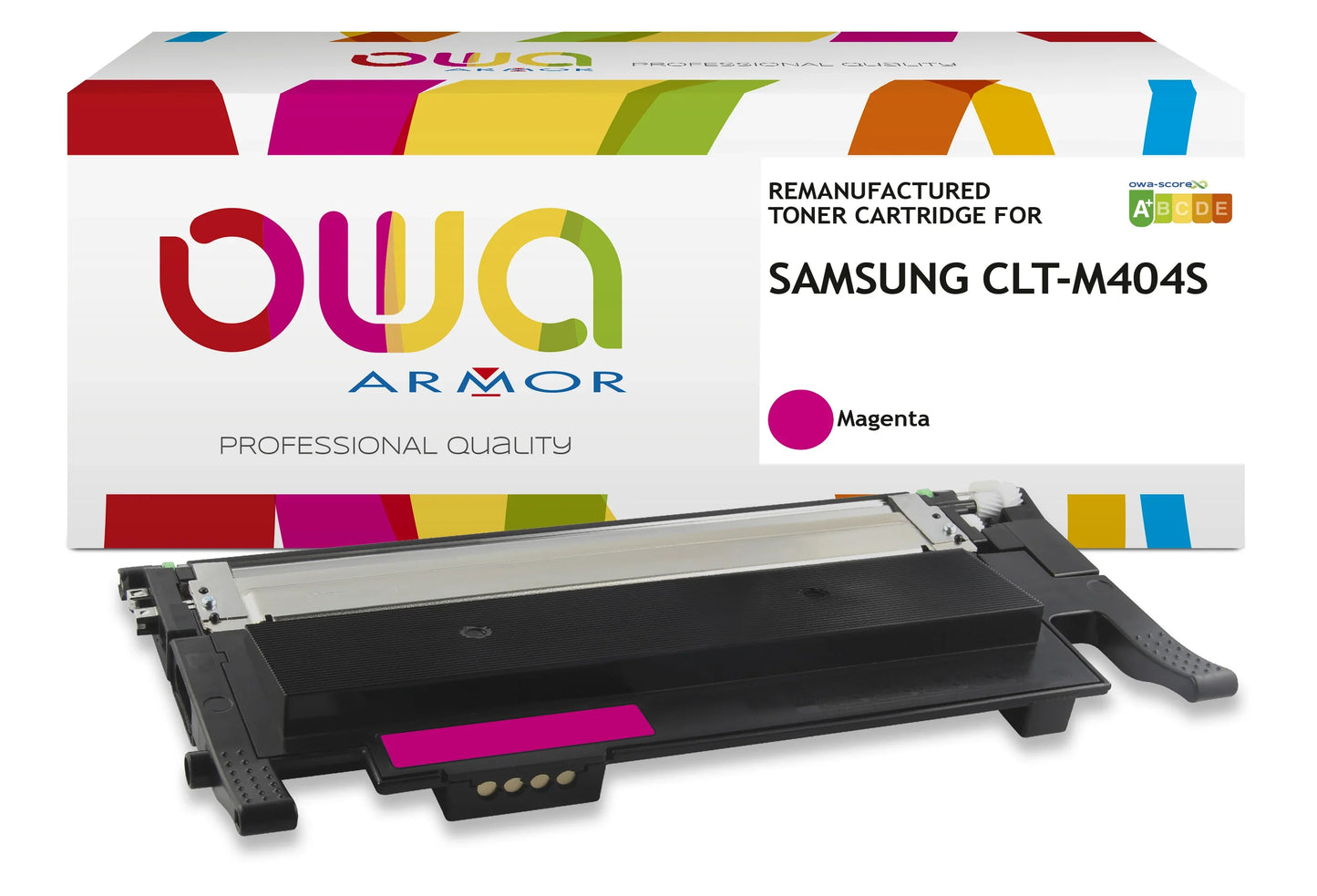SAMSUNG CLT-M404S/ELS - toner remanufacturé OWA pour SAMSUNG - Magenta - Cartouchify