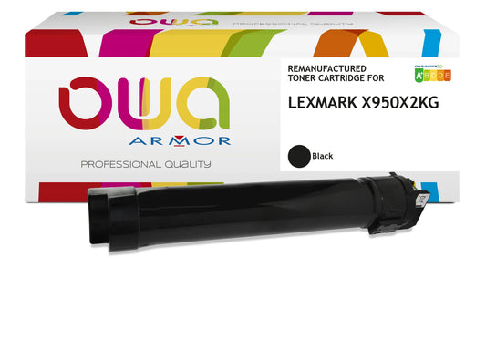 LEXMARK X950X2KG - Cartouche laser compatible - Noir - Cartouchify