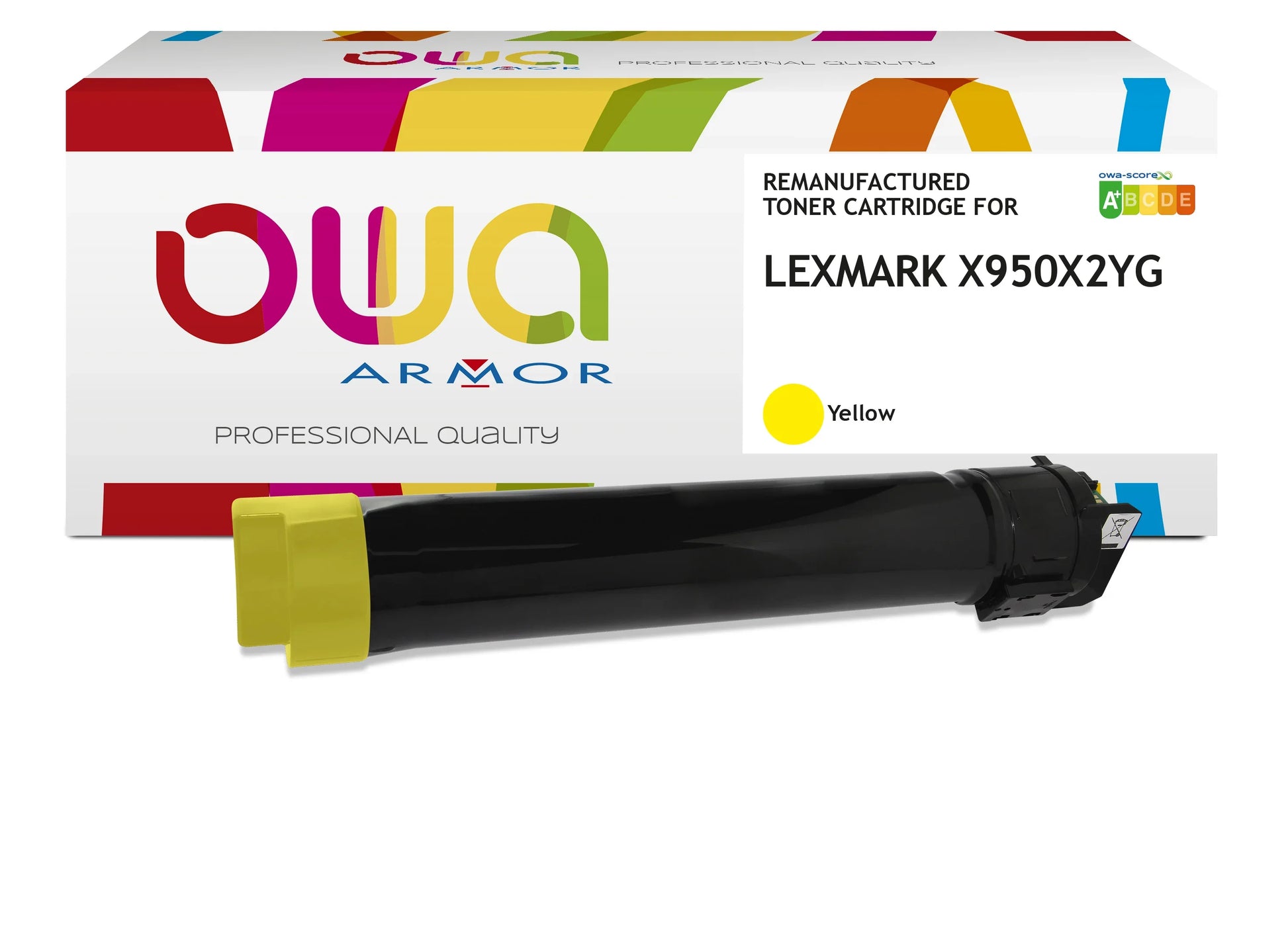 LEXMARK X950X2YG - Cartouche laser compatible - Jaune - Cartouchify
