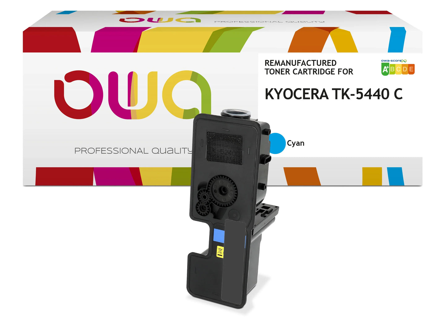 KYOCERA TK5440C - toner remanufacturé OWA pour KYOCERA - haute capacité - Cyan - Cartouchify