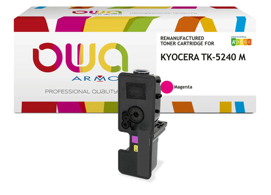 KYOCERA TK-5240 M - toner remanufacturé OWA pour KYOCERA - Magenta - Cartouchify