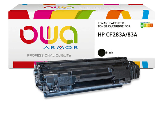 HP CF283A Jumbo - toner remanufacturé OWA pour HP et CANON - extra haute capacité - Noir - Cartouchify