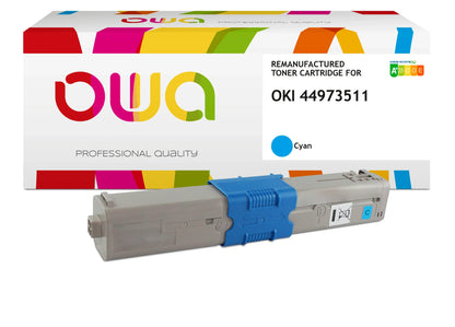 OKI 44973511 - Cartouche laser compatible - Cyan - Cartouchify