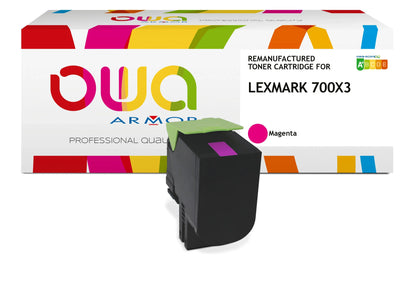 LEXMARK 70C0X30 - Cartouche laser compatible - haute capacité - Magenta - Cartouchify