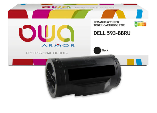 Image du dell 593-bbru - toner remanufacturé owa pour dell - haute capacité - noir