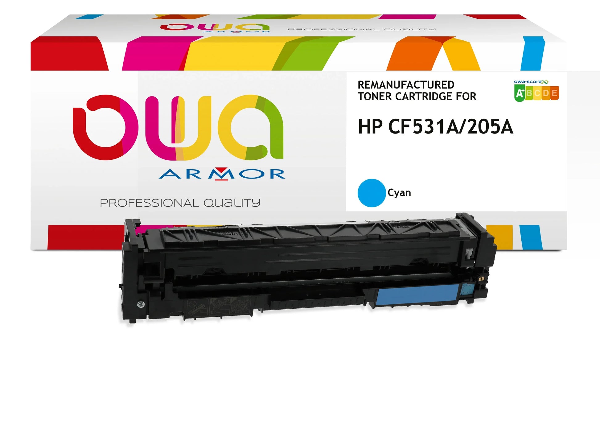 HP CF531A - Cartouche laser compatible - Cyan - Cartouchify