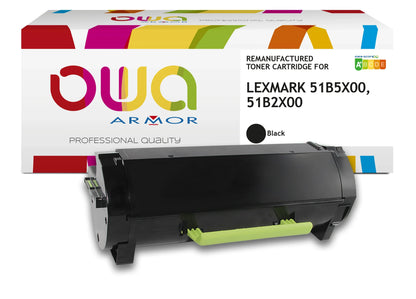 LEXMARK 51B2X00 - Cartouche laser compatible - haute capacité - Noir - Cartouchify