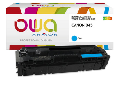 CANON 045 - toner remanufacturé OWA pour CANON - Cyan - Cartouchify