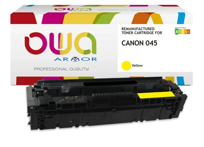CANON 045 - toner remanufacturé OWA pour CANON - Jaune - Cartouchify