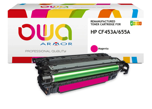 HP CF453A - Cartouche laser compatible - Magenta - Cartouchify