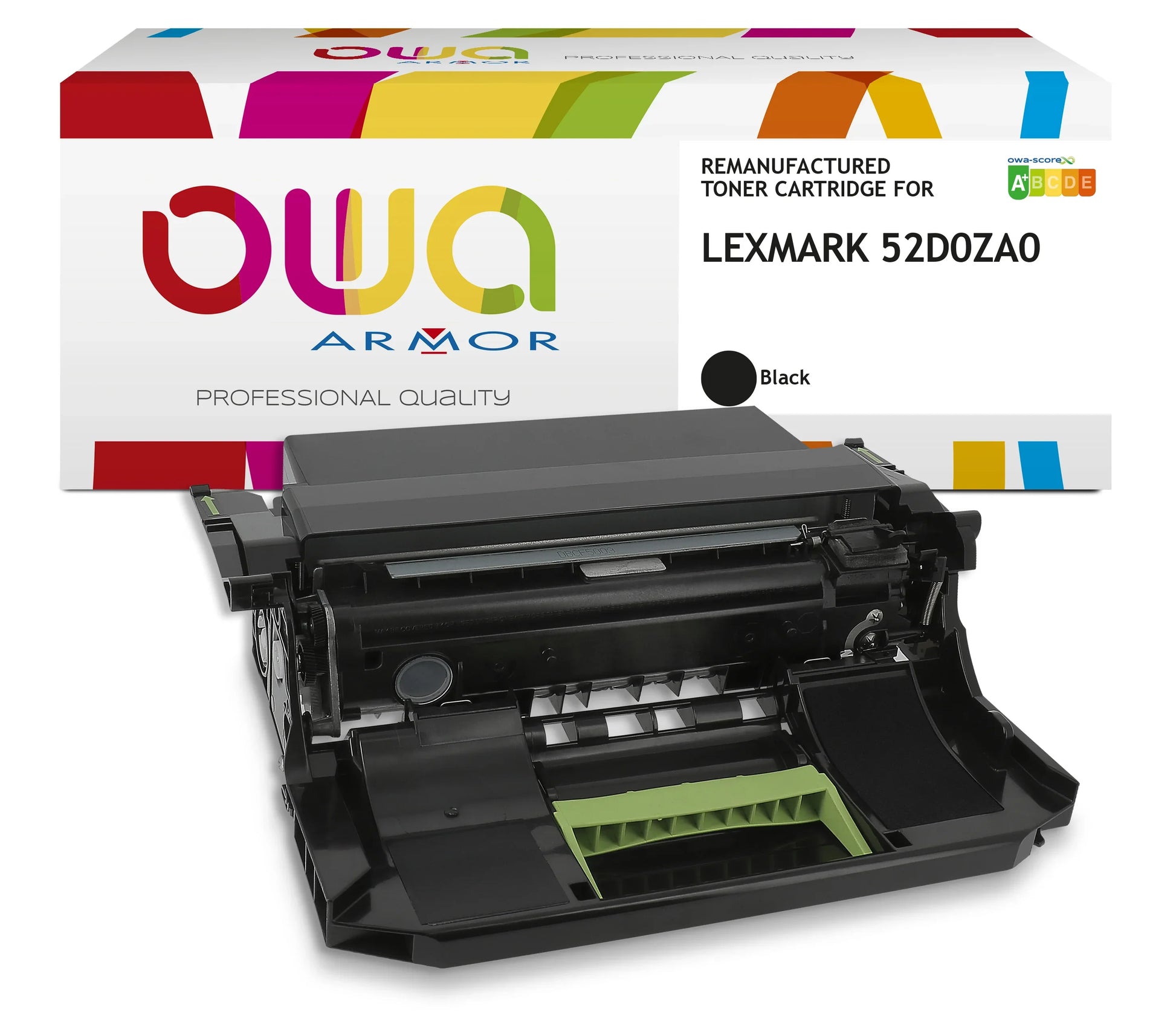 LEXMARK 52D0ZA0 - tambour remanufacturé OWA pour LEXMARK - Noir - Cartouchify