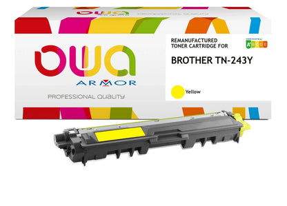 BROTHER TN-243Y - toner remanufacturé OWA pour BROTHER - Jaune - Cartouchify