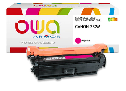 CANON 732M - toner remanufacturé OWA pour CANON - Magenta - Cartouchify