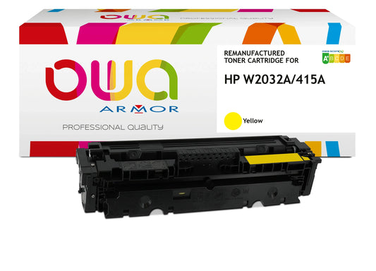 HP W2032A - Cartouche laser compatible - Jaune - Cartouchify