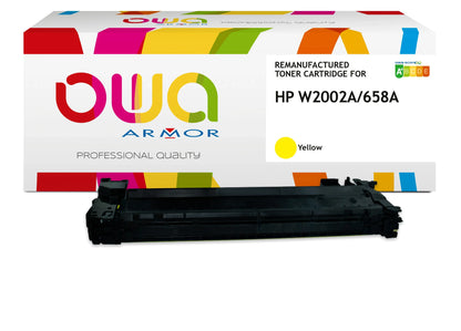 HP W2002A - Cartouche laser compatible - Jaune - Cartouchify
