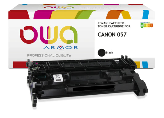 CANON 057 - toner remanufacturé OWA pour CANON - Noir - Cartouchify