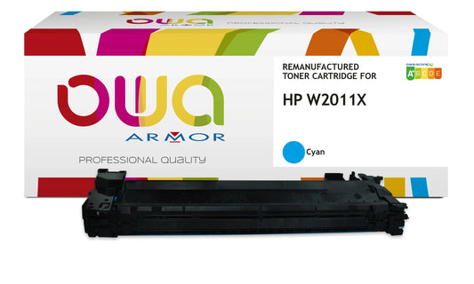 HP W2011X - Cartouche laser compatible - haute capacité - Cyan - Cartouchify