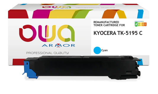 KYOCERA TK-5195 C - toner remanufacturé OWA pour KYOCERA - Cyan - Cartouchify