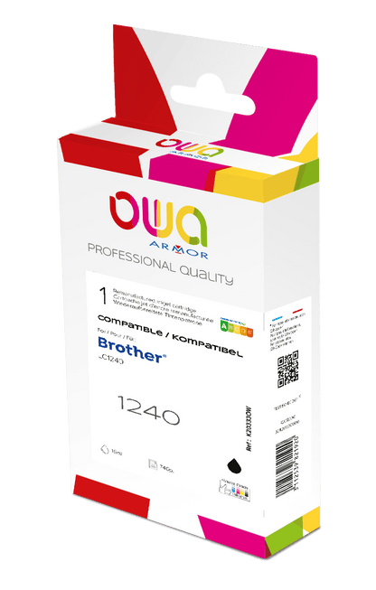 BROTHER LC1240 - cartouche d'encre remanufacturée OWA pour BROTHER - Noir - Cartouchify