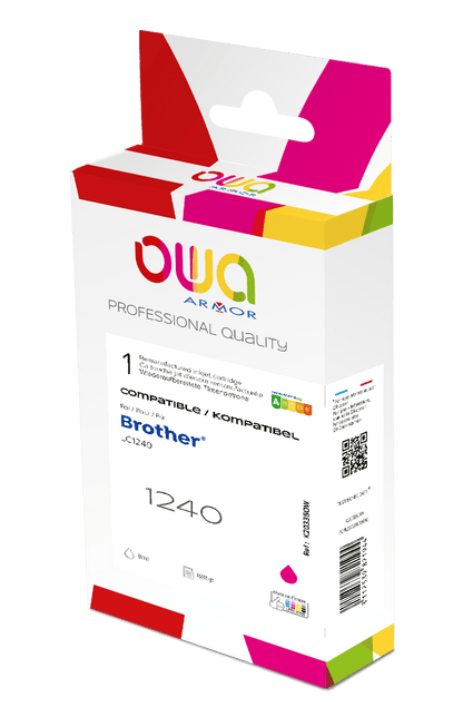 BROTHER LC1240 - cartouche d'encre remanufacturée OWA pour BROTHER - Magenta - Cartouchify