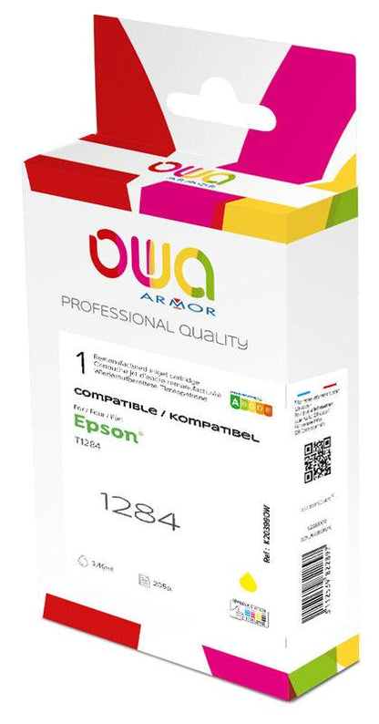 EPSON T128 - Cartouche compatible - Jaune - Cartouchify