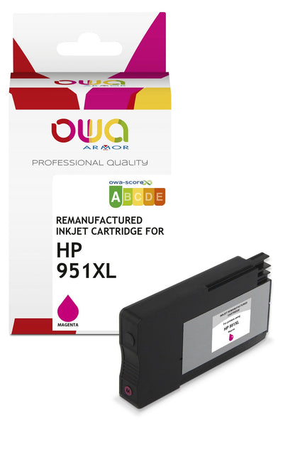 HP 951XL - cartouche d'encre remanufacturée OWA pour HP - haute capacité - Magenta - Cartouchify