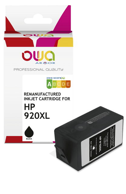 HP 920XL - cartouche d'encre remanufacturée OWA pour HP - haute capacité - Noir - Cartouchify