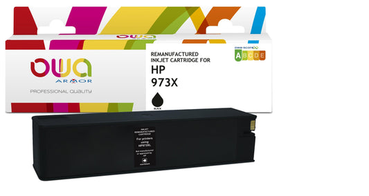 HP 973X - cartouche d'encre remanufacturée OWA pour HP - Noir - Cartouchify