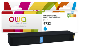 HP 973X - cartouche d'encre remanufacturée OWA pour HP - Cyan - Cartouchify