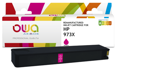 HP 973X - cartouche d'encre remanufacturée OWA pour HP - Jaune - Cartouchify