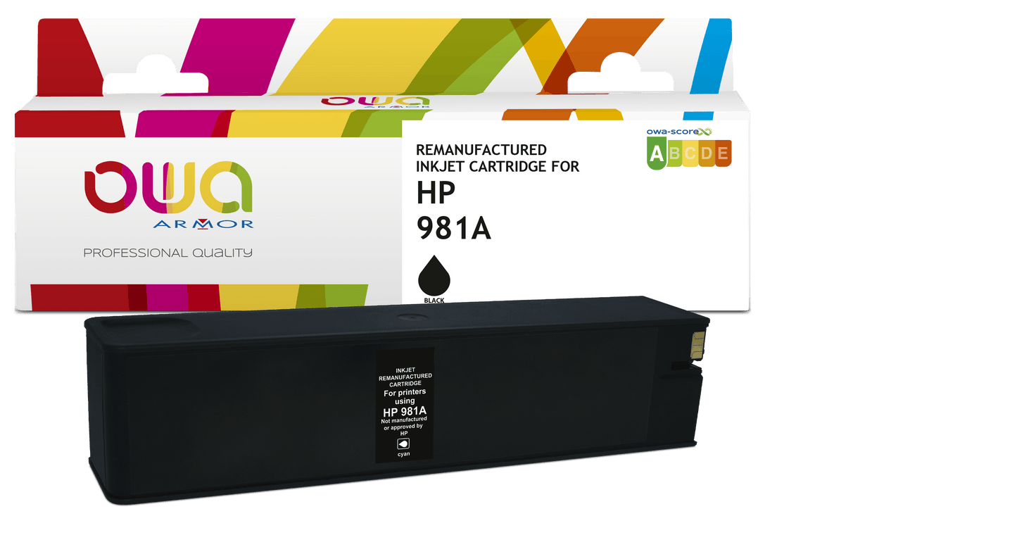 HP 981A - cartouche d'encre remanufacturée OWA pour HP - Noir - Cartouchify