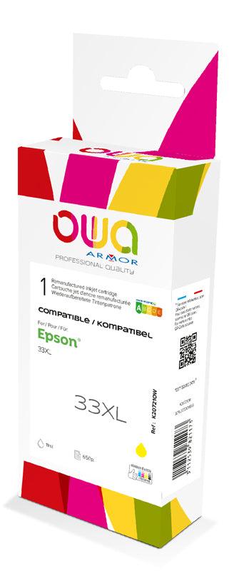 EPSON 33XL - cartouche d'encre remanufacturée OWA pour EPSON - haute capacité - Jaune - Cartouchify