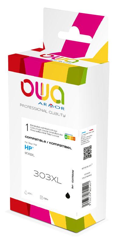 HP 303XL - cartouche d'encre remanufacturée OWA pour HP - haute capacité - Noir - 2 - Cartouchify