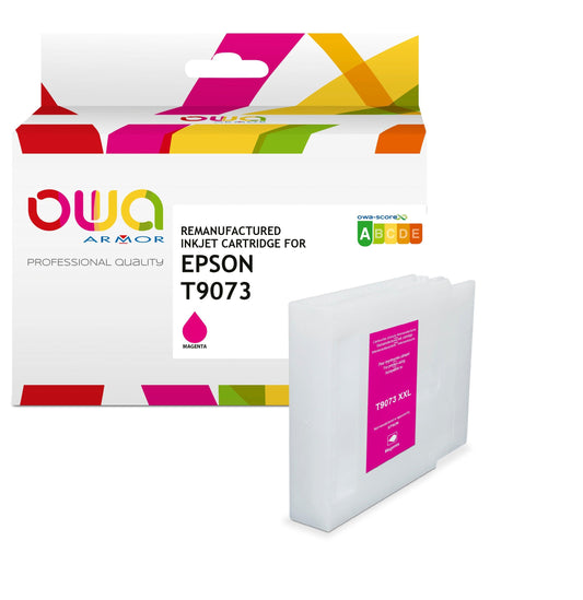 EPSON T9073 - cartouche d'encre remanufacturée OWA pour EPSON - haute capacité - Magenta - Cartouchify