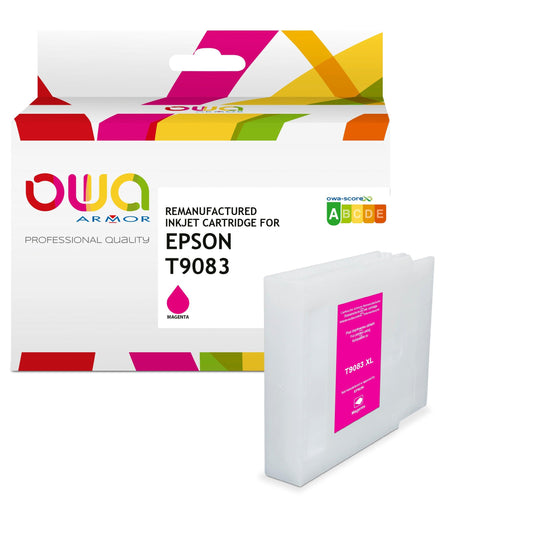 EPSON T9083 - cartouche d'encre remanufacturée OWA pour EPSON - haute capacité - Magenta - Cartouchify