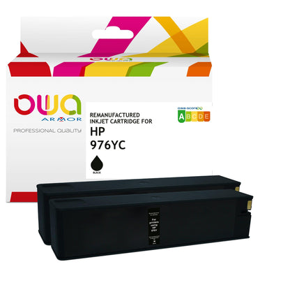 HP 976YC - cartouche d'encre remanufacturée OWA pour HP - Noir - Cartouchify