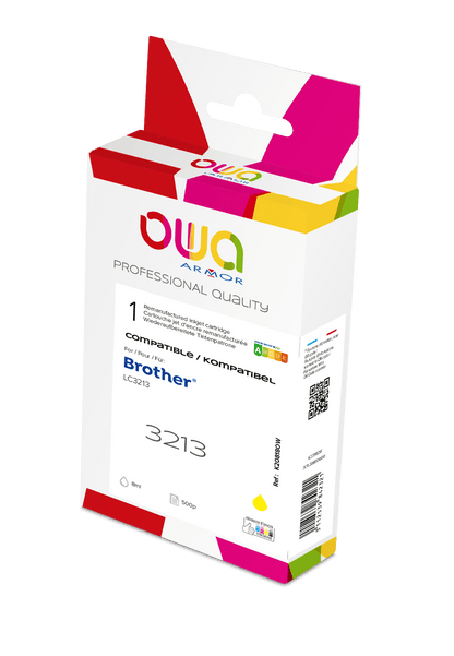 BROTHER LC-3213 - cartouche d'encre remanufacturée OWA pour BROTHER - Jaune - Cartouchify