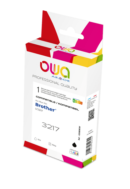 BROTHER LC-3217 - cartouche d'encre remanufacturée OWA pour BROTHER - Noir - Cartouchify