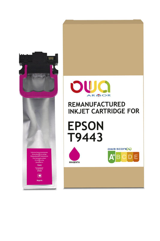 EPSON T944 - cartouche d'encre remanufacturée OWA pour EPSON - Magenta - Cartouchify