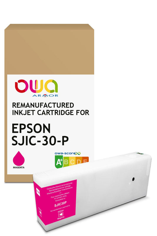 EPSON C 33 S0 20641 - cartouche d'encre remanufacturée OWA pour EPSON - Magenta - Cartouchify