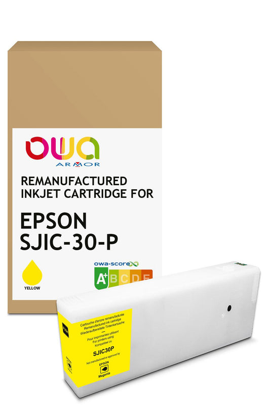 EPSON C 33 S0 20642 - cartouche d'encre remanufacturée OWA pour EPSON - Jaune - Cartouchify