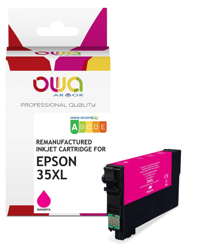 EPSON 35XL - cartouche d'encre remanufacturée OWA pour EPSON - Magenta - Cartouchify