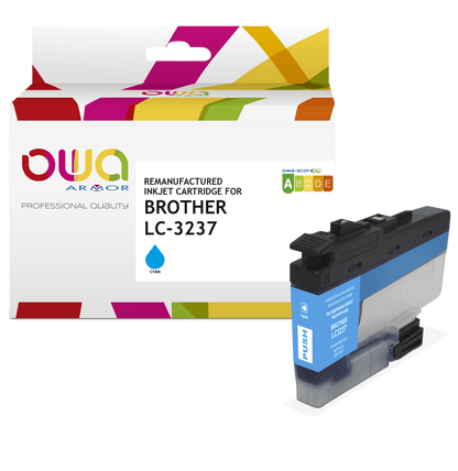 BROTHER LC3237 - cartouche d'encre remanufacturée OWA pour BROTHER - Cyan - Cartouchify