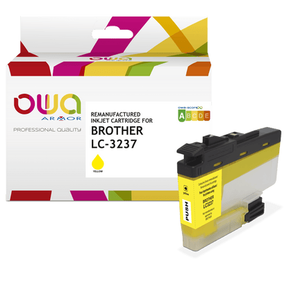 BROTHER LC3237 - cartouche d'encre remanufacturée OWA pour BROTHER - Jaune - Cartouchify