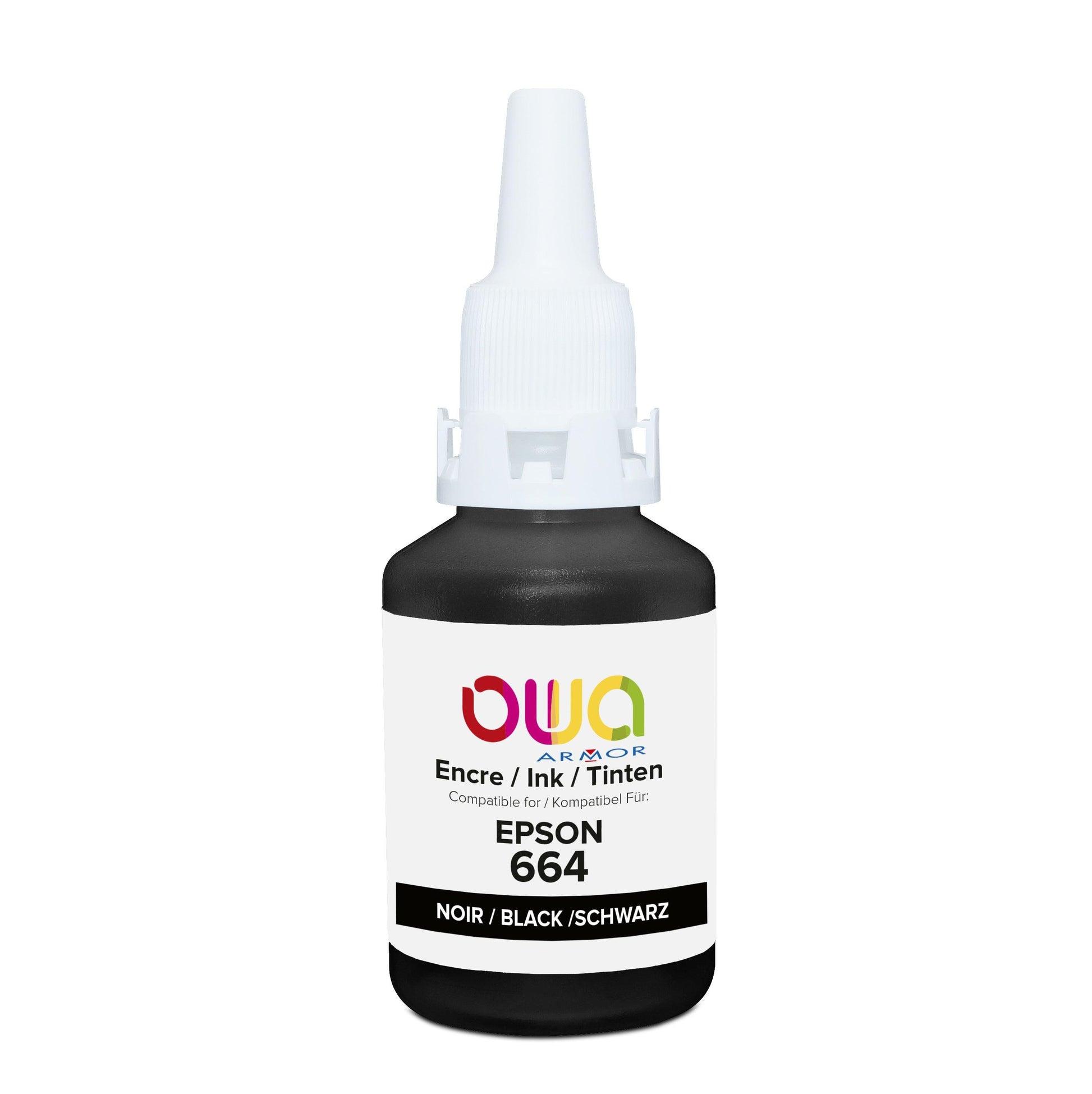 EPSON 664 - bouteille d'encre compatible OWA pour EPSON - Noir - Cartouchify